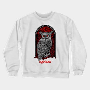 The Moon Owl Kansas Crewneck Sweatshirt